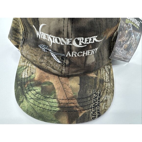 Whetstone Creek Archery Cap Hat Camo Mens Snapback Embroidered Advantage Y2K NEW - Picture 6 of 11